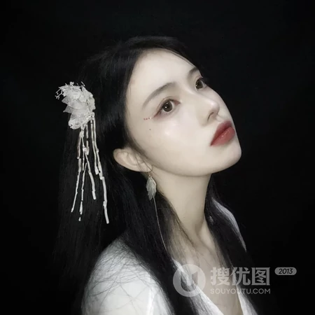 灵气十足的古代少女古风头像图片