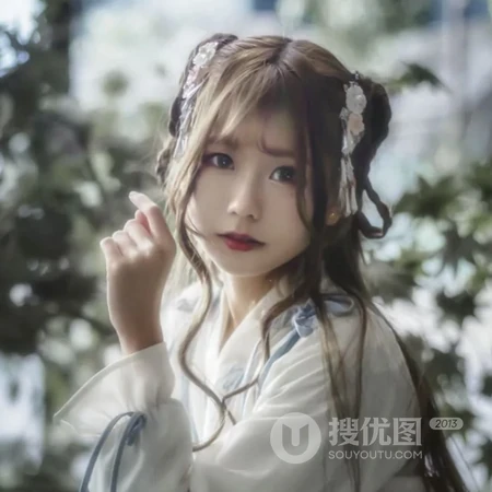 灵气十足的古代少女古风头像图片
