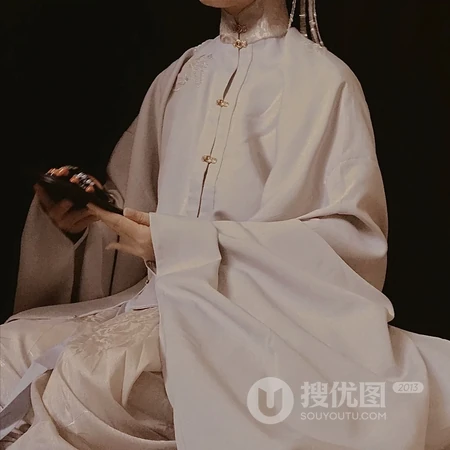 创意十足的不露脸汉服小姐姐闺蜜头像