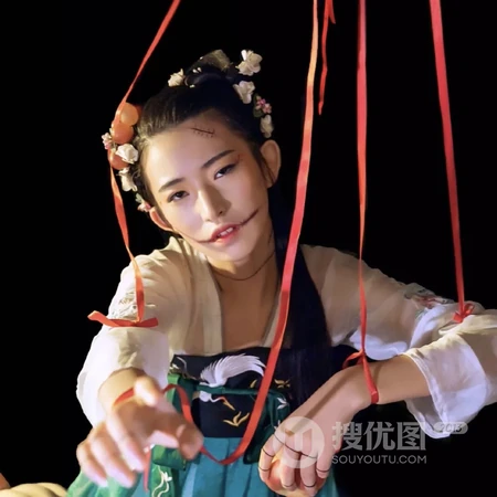 霸气冷酷的古风妖精，女生白蛇的创意头像图片