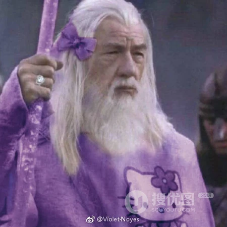 带蝴蝶结的大法师甘道夫搞笑王者荣耀五排开黑头像