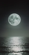 唯美的天空满月高清手机壁纸