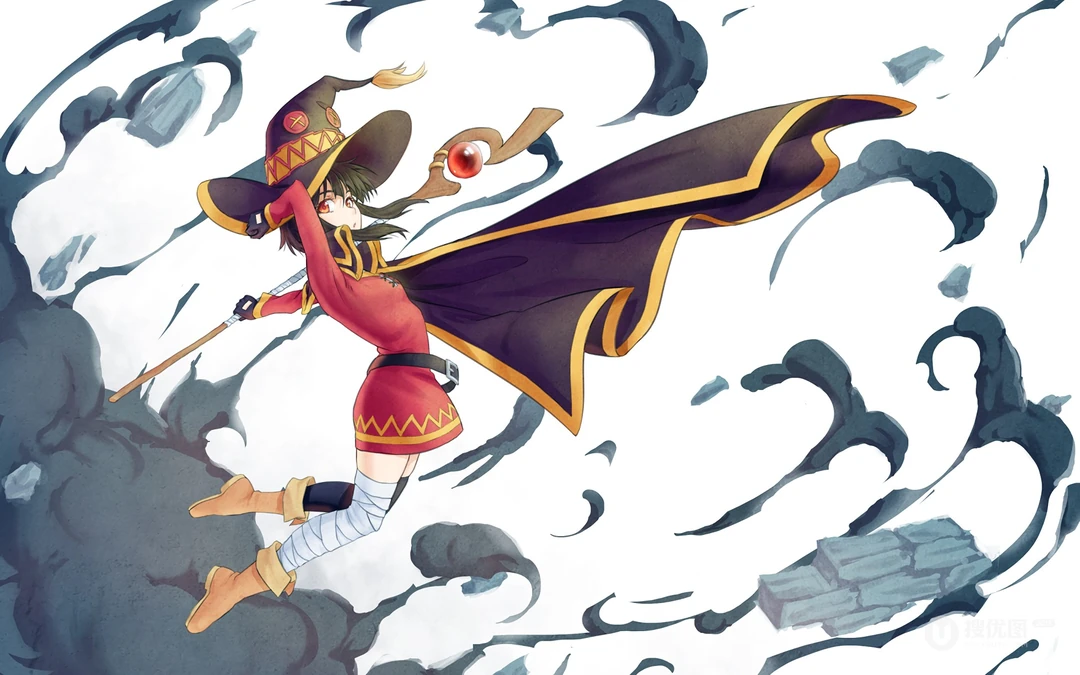 漫画小说《为美好的世界献上祝福》大法师人物插画鉴赏