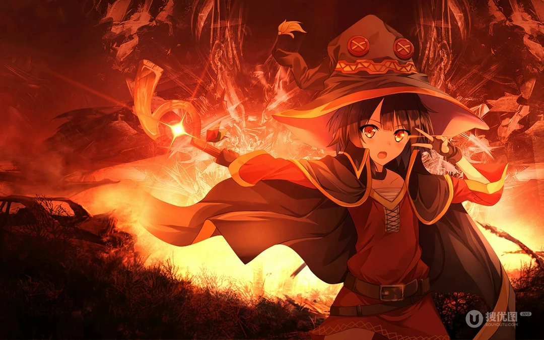 漫画小说《为美好的世界献上祝福》大法师人物插画鉴赏
