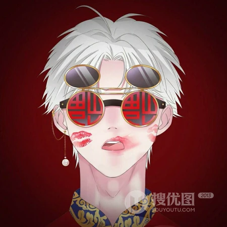最潮动漫中式结婚新娘新郎情侣and夫妻头像图片