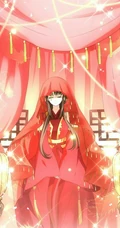 最美中式新娘装的动漫少女插画图片可做手机壁纸