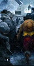 暗黑油画风海贼王反派人物图片鉴赏