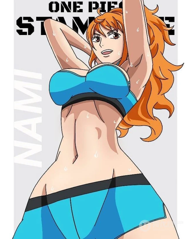 海贼王女主角娜美超气质的一组插画图片