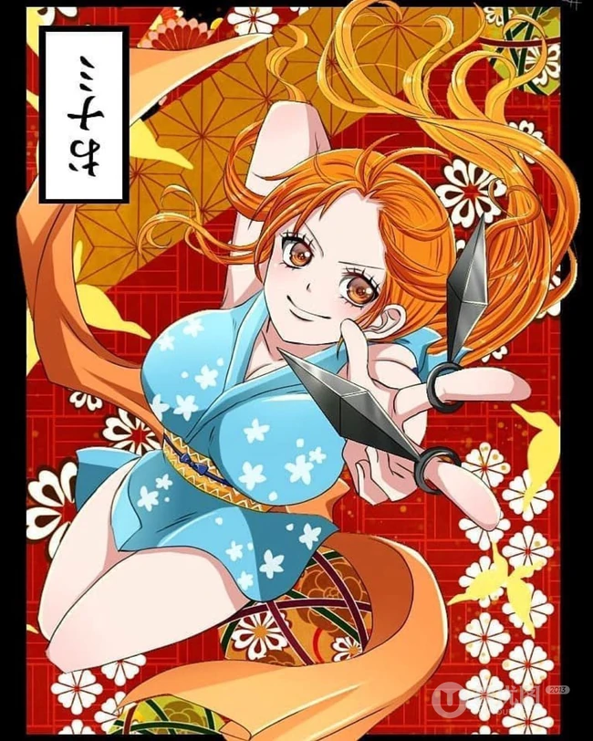 海贼王女主角娜美超气质的一组插画图片
