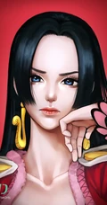 海贼王炫彩朋克风插画图片4月14日鉴赏