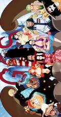 海贼王炫彩朋克风插画图片4月14日鉴赏