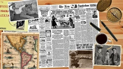 办公室桌子上的苹果电脑和咖啡创意电脑壁纸