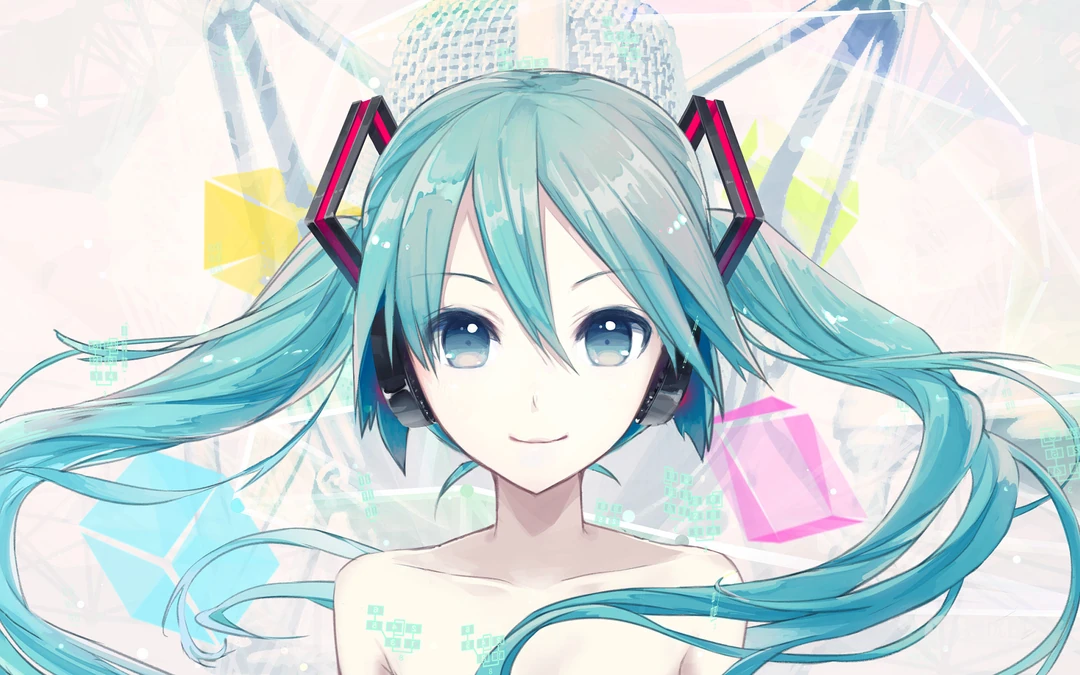 动漫人物初音未来绚丽壁纸4月14日