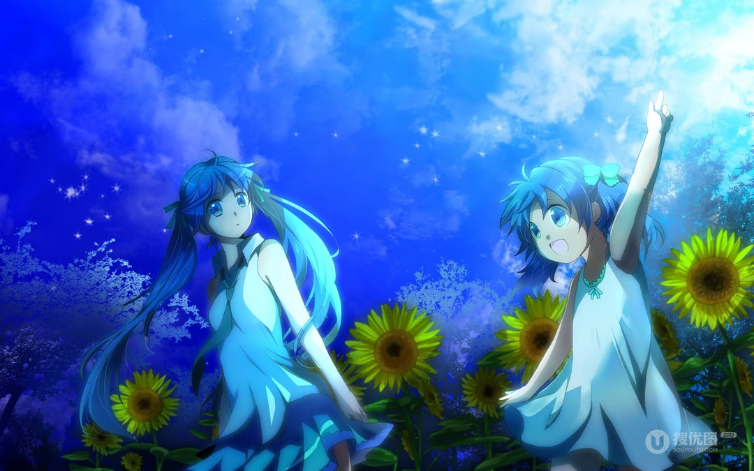 动漫人物初音未来绚丽壁纸4月14日