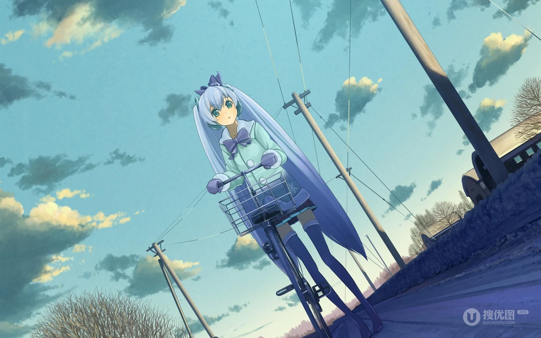 动漫人物初音未来绚丽壁纸4月14日