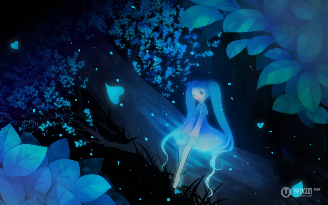 初音未来电脑桌面背景4月14日推荐二