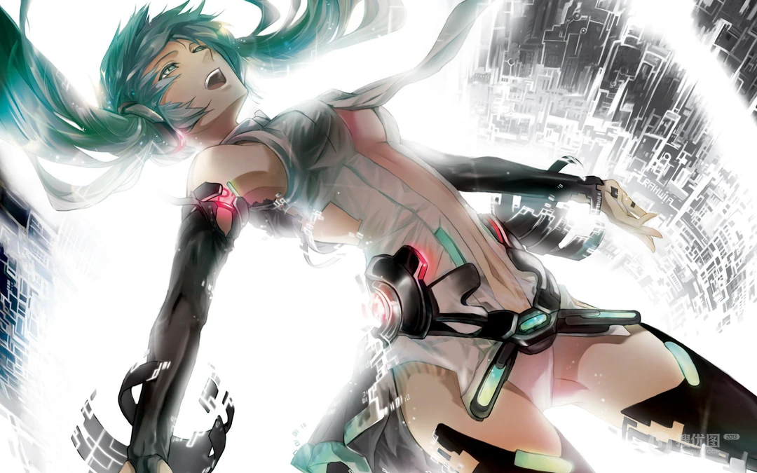 初音未来电脑桌面背景4月14日推荐二