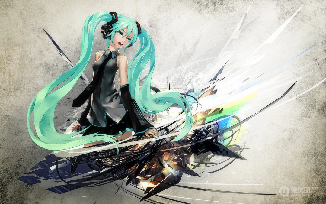 初音未来电脑桌面背景4月14日推荐二