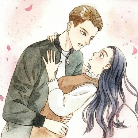 漫画《梧桐细雨》情侣恩爱拥抱唯美甜腻爱情图片