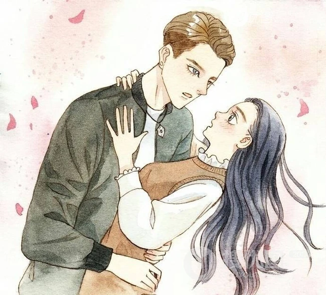 漫画《梧桐细雨》情侣恩爱拥抱唯美甜腻爱情图片