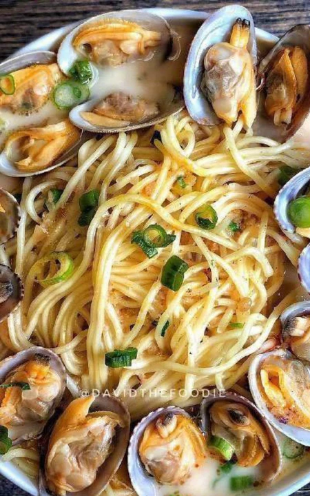 各类面食图片，海鲜汤面，炒面图片大全