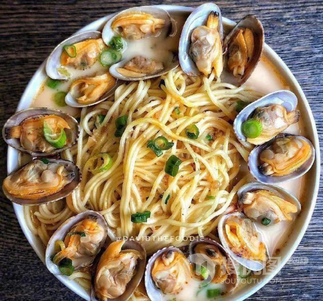 各类面食图片，海鲜汤面，炒面图片大全 第1张