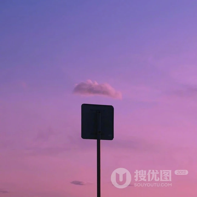 一天中最美的太阳，紫色的天空夕阳唯美图片 第3张
