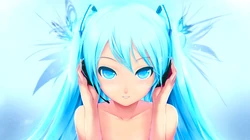 炫彩色调，动漫科技风初音未来插画壁纸图片套图