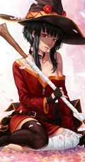 超性感的动漫大法师唯美插画手机壁纸