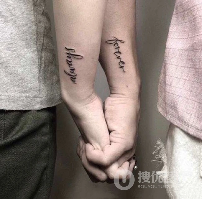 创意纹身小图案，适合情侣的创意纹身或贴纸小图案图片欣赏 第2张