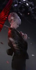 唯美和服古风动漫插画，二次元和服女王轻熟美图欣赏