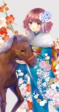唯美和服古风动漫插画，二次元和服女王轻熟美图欣赏