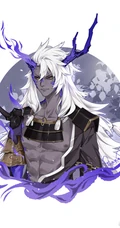 茨木童子图片，和风游戏《阴阳师》人物茨木童子手绘插画图片欣赏