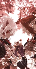 阴阳师精美同人动漫图片，唯美动漫阴阳师茨木&吞吞插画图片