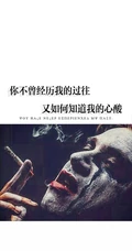 你不曾经历我的过往，又如何知道我的心酸，DC小丑配文心情手机壁纸