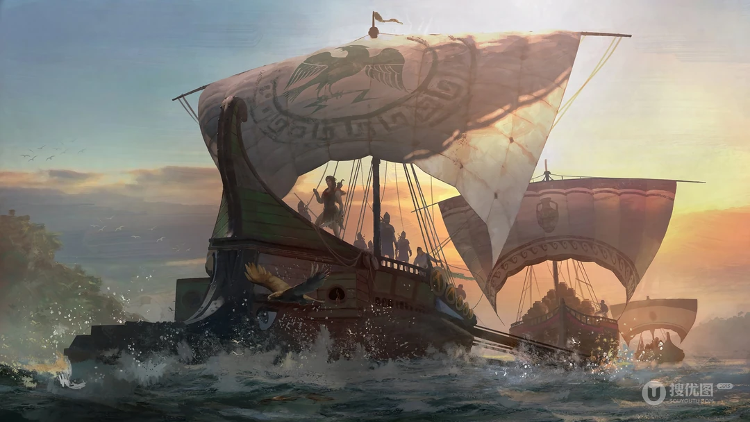 游戏刺客信条的宏伟游戏场景壁纸图片