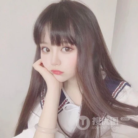 可爱的长发大眼妹子头像图片
