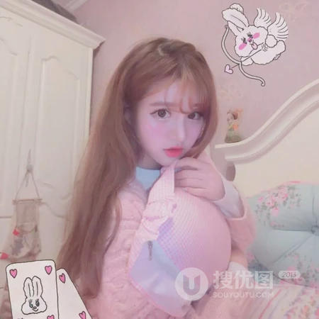 大眼可爱女生的可爱表情头像图片