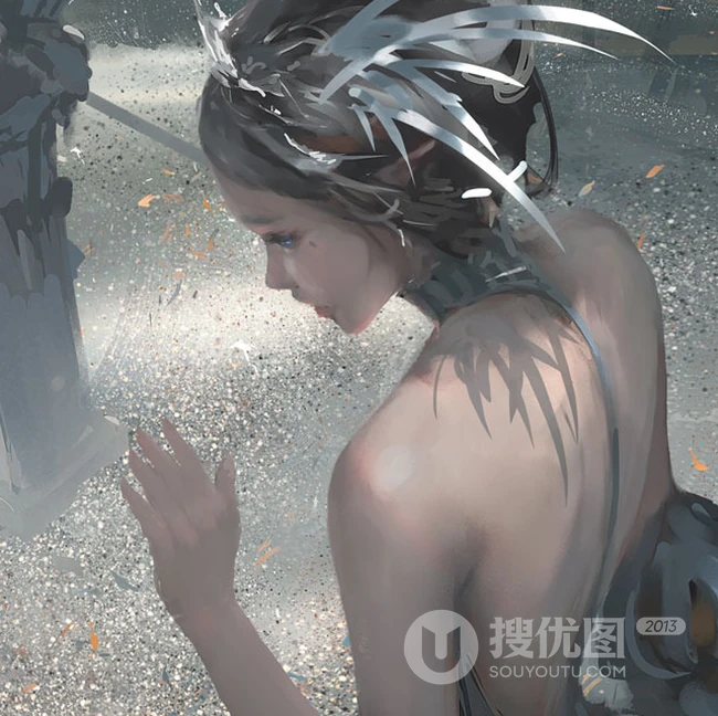 鬼刀气质动漫女生图片集（一）真实好看的欧式气质女生绘本图片