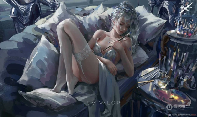 鬼刀气质动漫女生图片集（一）真实好看的欧式气质女生绘本图片