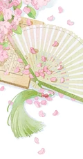 中国风毛笔画大好河山，传统花卉唯美油墨手机壁纸