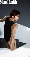 香港帅哥李治廷超然肌肉写真大片登《时尚健康》杂志封面