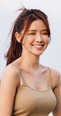 蔡卓宜气质图片，马来西亚女星蔡卓宜肩带背心系列气质图片