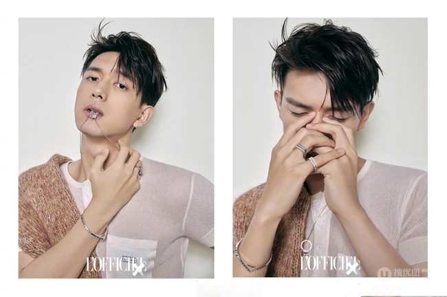 李现时尚有型穿搭登《时装L'OFFICIEL》电子刊写真图片