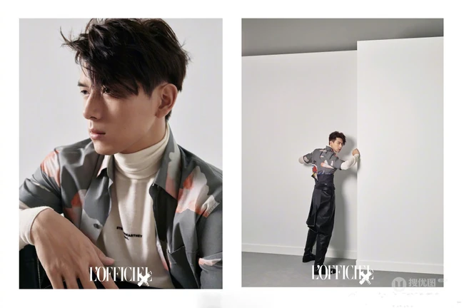 李现时尚有型穿搭登《时装L'OFFICIEL》电子刊写真图片