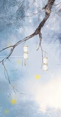 古风油墨梅花古筝文雅的手机壁纸