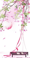 古风油墨梅花古筝文雅的手机壁纸