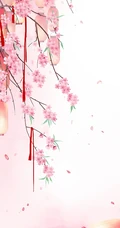 古风油墨梅花古筝文雅的手机壁纸
