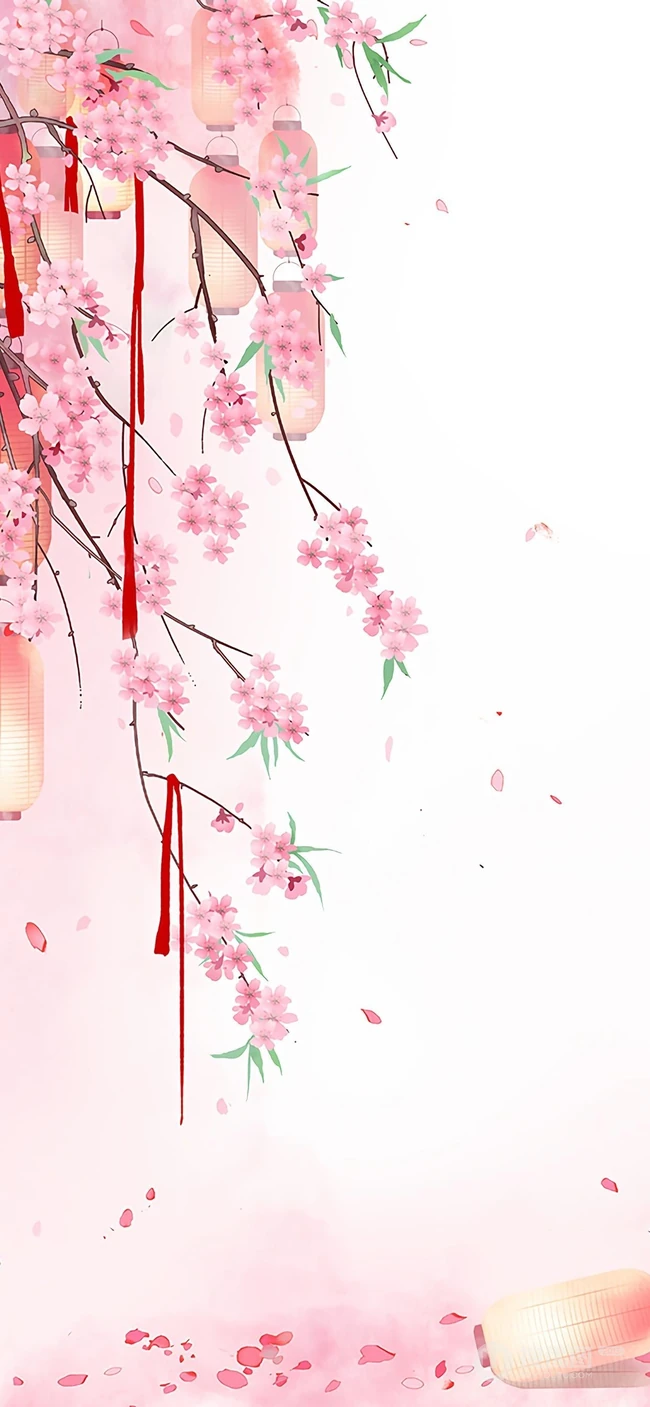 古风油墨梅花古筝文雅的手机壁纸
