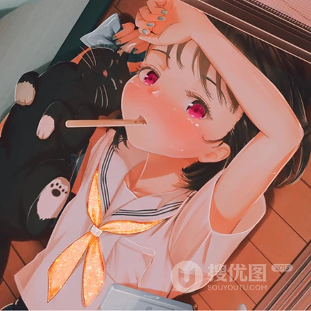 可爱呆萌的动漫女孩闺蜜头像4月17更新